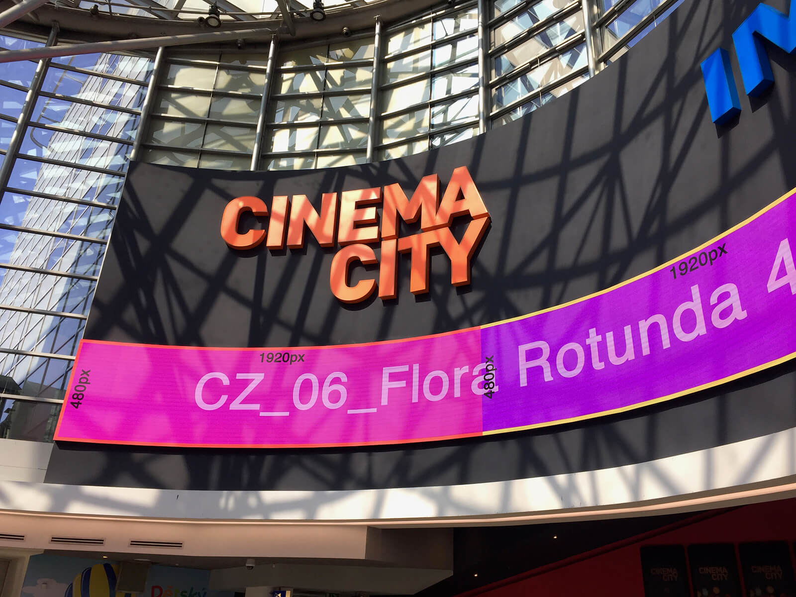 Reklama Cyfrowa Ekrany Led Sferyczny - Cinema City
